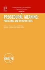 Procedural Meaning: Problems and Perspectives