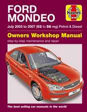 Ford Mondeo Petrol & Diesel (July 03 – 07) Haynes Repair Manual