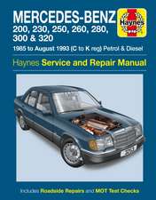 Mercedes–Benz 124 Series Petrol & Diesel (85 – Aug 93) Haynes Repair Manual