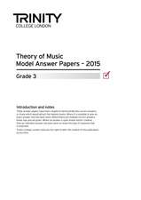 Theory Model Answer Papers Grade 3 2015