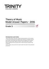 Trinity College London Theory Model Answers Paper (2016) Grade 3