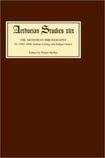 Arthurian Bibliography IV – 1993–1998 Author Listing and Subject Index