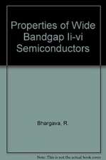 Properties of Wide Bandgap II-VI Semiconductors