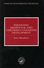 Parenting Behaviour and Children's Cognitive Development