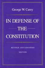 IN DEFENSE OF THE CONSTITUTION