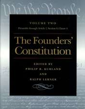 FOUNDERS' CONSTITUTION VOL 2, THE