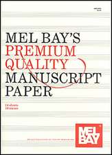 Premium Quality Manuscript Paper Ten-Stave Quire (24)