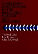 Completing Dissertations