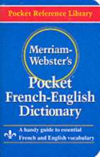 Merriam- Webster's Pocket French-English Dictionary