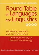 Georgetown University Round Table on Languages and Linguistics