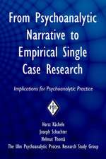 From Psychoanalytic Narrative to Empirical Single Case Research: Implications for Psychoanalytic Practice