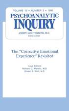 The Corrective Emotional Experience Revisited: Psychoanalytic Inquiry, 10.3