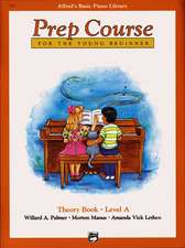 Alfred's Basic Piano Library: Prep Course Theory Book Level A