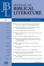 Journal of Biblical Literature 138.3 (2019)