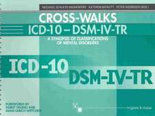 ICD-10 /DSM-IV Crosswalks