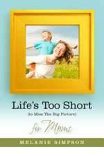 Life's Too Short to Miss the Big Picture for Moms