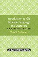 Introduction to Old Javanese Language and Literature