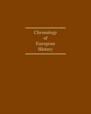 Chronology of European History