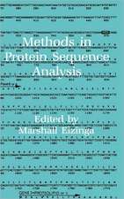 Methods in Protein Sequence Analysis