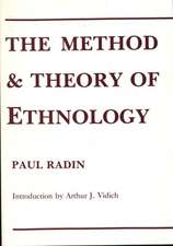 The Method and Theory of Ethnology