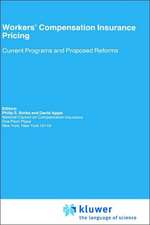 Workers’ Compensation Insurance Pricing: Current Programs and Proposed Reforms