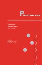 Persistent Pain: Psychosocial Assessment and Intervention