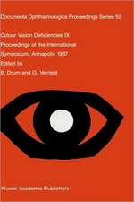 Colour Vision Deficiencies IX: Proceedings of the ninth symposium of the International Research Group on Colour Vision Deficiencies, held at St. John’s College, Annapolis, Maryland, U.S.A., 1–3 July 1987