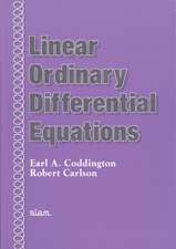 Linear Ordinary Differential Equations