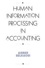 Human Information Processing in Accounting