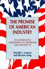 The Promise of American Industry: An Alternative Assessment of Problems and Prospects