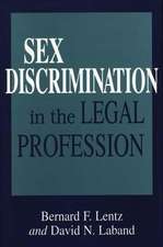 Sex Discrimination in the Legal Profession