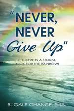 Never, Never Give Up: If You're in a Storm, Look for the Rainbow