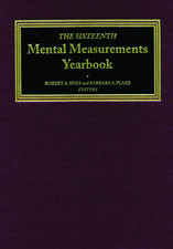 The Sixteenth Mental Measurements Yearbook