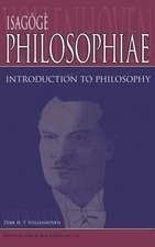 Isagoge Philosophiae: Introduction to Philosophy