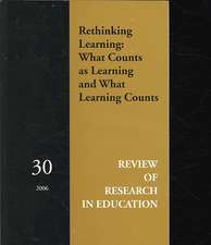 Rethinking Learning: What Counts as Learning and What Learning Counts