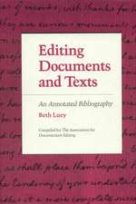 Editing Documents and Texts