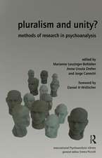 Pluralism and Unity?: Methods of Research in Psychoanalysis