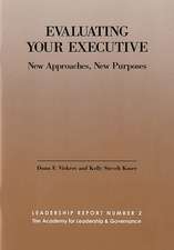 Evaluating Your Executive