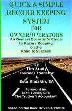 Quick & Simple Record Keeping for Owner/Operators