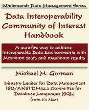 Data Interoperability Community of Interest Handbook
