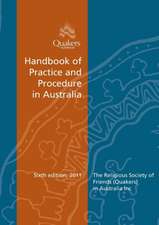 Handbook of Practice and Procedure in Australia (Quakers)