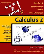 Now 2 Know Calculus 2