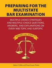 Preparing for the Multistate Bar Examination