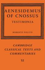 Aenesidemus of Cnossus: Testimonia