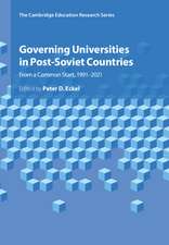 Governing Universities in Post-Soviet Countries: From a Common Start, 1991–2021