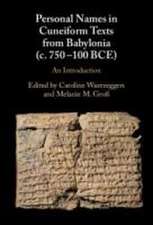 Personal Names in Cuneiform Texts from Babylonia (c. 750–100 BCE): An Introduction