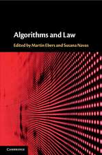 Algorithms and Law