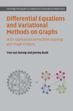 Differential Equations and Variational Methods on Graphs