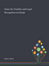 Digoix, M: Same-Sex Families and Legal Recognition in Europe