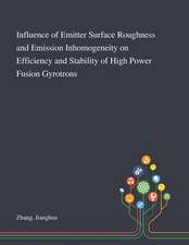 Influence of Emitter Surface Roughness and Emission Inhomogeneity on Efficiency and Stability of High Power Fusion Gyrotrons